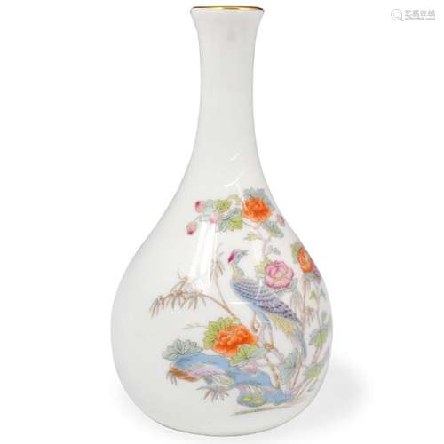 Wedgwood Kutani Crane Bud Vase