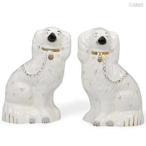 Pair Of Beswick Porcelain Spaniels