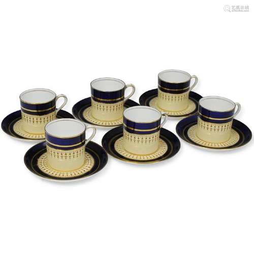 (6 Pc) Aynsley Bone China Tea Service