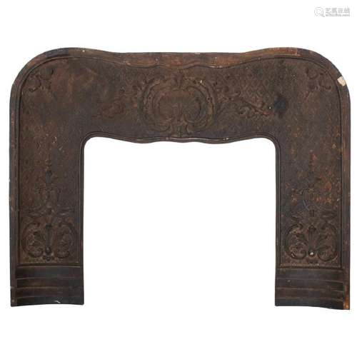 Antique Cast Iron Fireplace