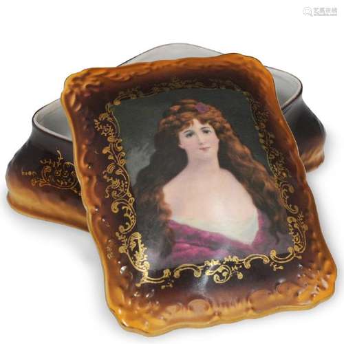 Portrait Porcelain Dresser Box