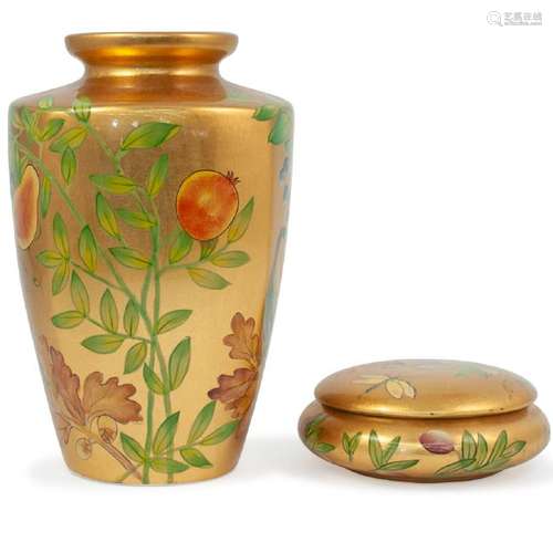 Toscana Andrea by Sudek Gold Leaf Porcelain