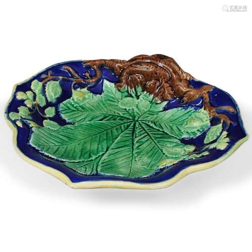 Majolica Ceramic Plate