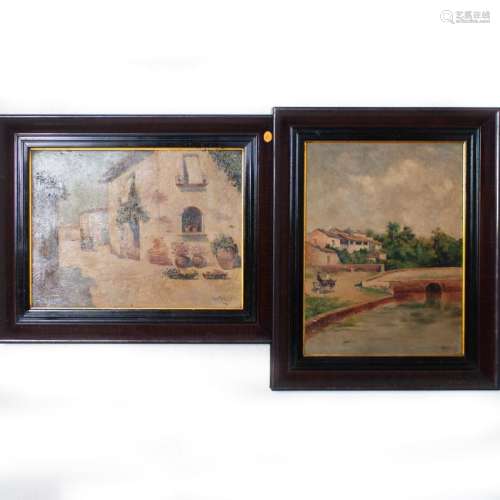 Goni Naparra (Early 20th Century, Spanish) Oil Painting