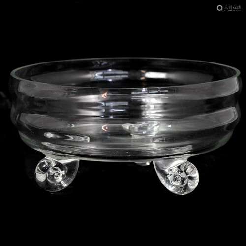 Crystal Footed Bowl