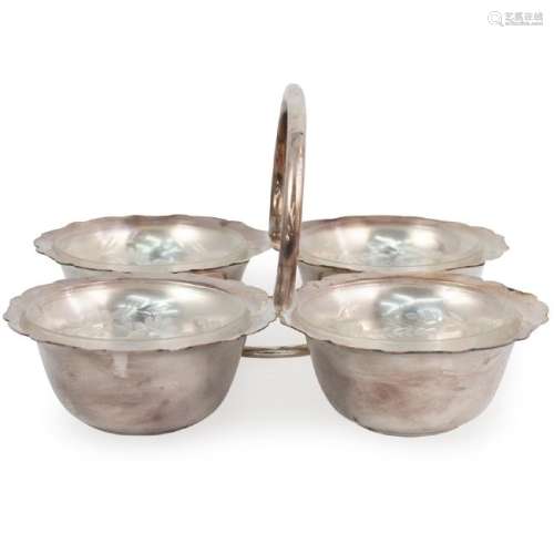 Reed and Barton Silver Soldered Condiment Serving Bowl