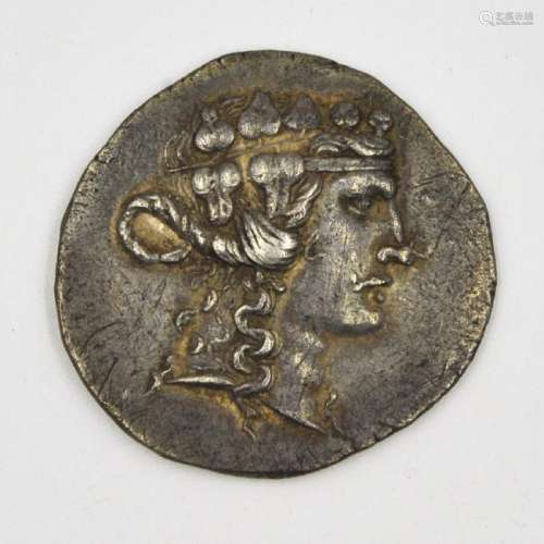 Thrace Maroneia Dionysos Silver Coin