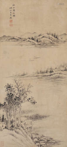 王学浩 1754-1832 秋山归帆图