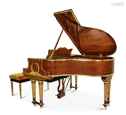 约1927年 施坦威 路易十六款 24K鎏金雕刻艺术外壳钢琴