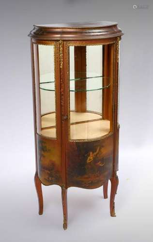 FRENCH PAINTED VITRINE