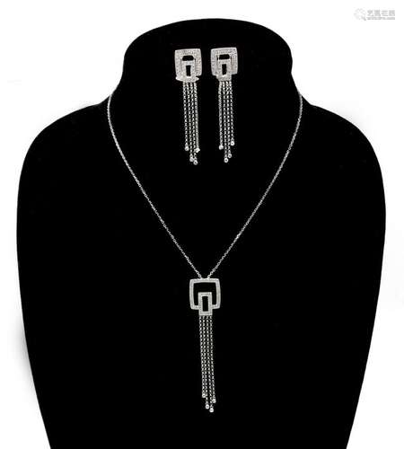 3 PIECE EARRING AND NECKLACE RECTANGLES