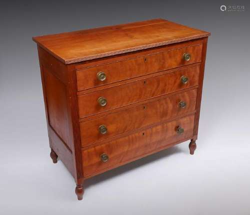 FEDERAL PERIOD 4 DRAWER CHEST