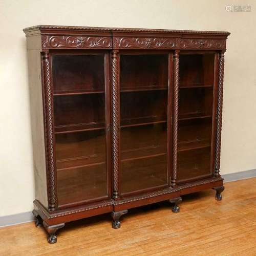 HORNER QUALITY CARVED BOOKCASE