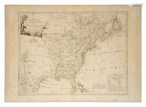 EARLY UNITED STATES MAP