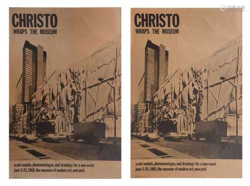 2 CHRISTO POSTERS