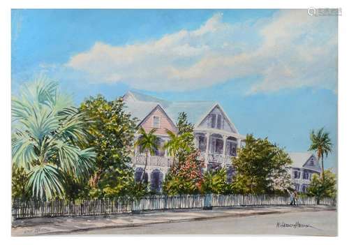 FLORIDA BEACH HOUSE SCENE