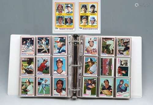 COMPLETE 1978 TOPPS BASEBALL CARD ALBUM