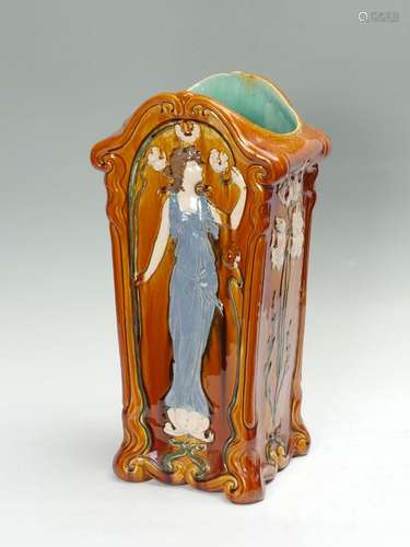 ROSEVILLE FIGURAL UMBRELLA STAND