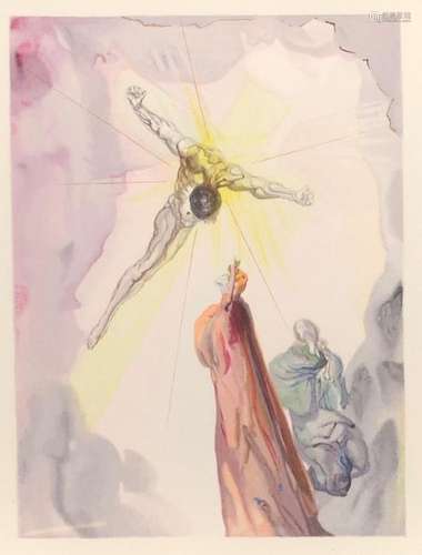 SALVADOR DALI ''HEAVEN CANTO 13'' WOODCUT