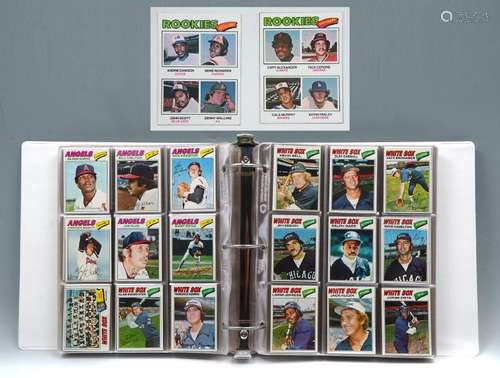 COMPLETE 1977 TOPPS BASEBALL CARD ALBUM