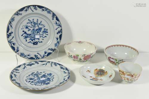 Lot de porcelaines de Chine