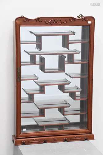 Vitrine asiatique ( 80x50x10cm)