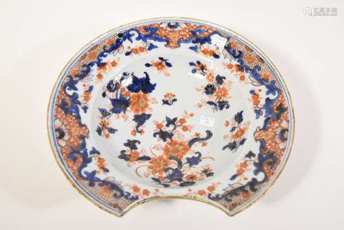 Plat à barbe chinois, Imari 18ème (Ø 27cm)