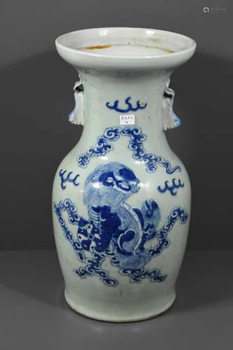 Vase chinois (Ht 35cm)