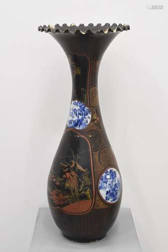 Vase Japon 19ème (restauré) Ht 93cm