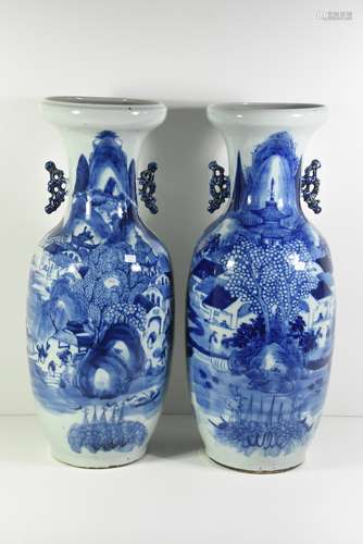 Deux vases chinois 19ème