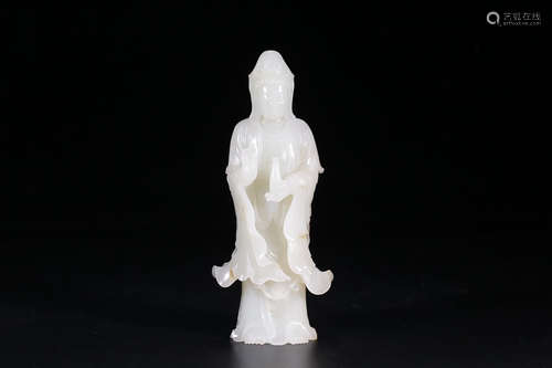 HETIAN JADE JINGPING GUANYIN