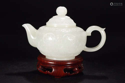 HETIAN JADE TEAPOT