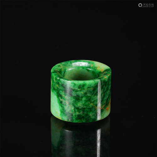 CHINESE JADEITE ARCHER'S RING