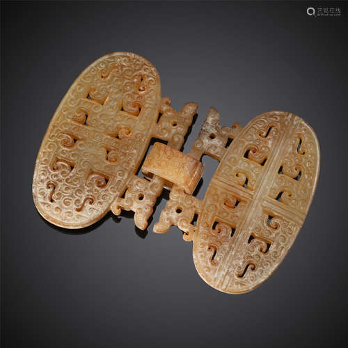 CHINESE ANCIENT JADE BI DISK