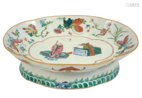 Chinese Porcelain Footed Bowl