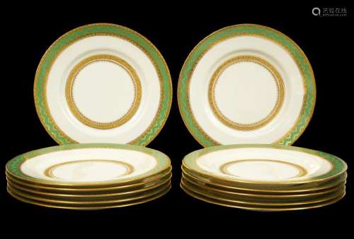 12 Tiffany & Co. Minton Dinner Plates