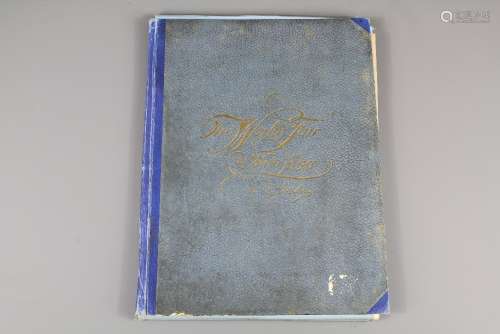 Mid-19th Century Folio -The World's Fair in Water Colors by C