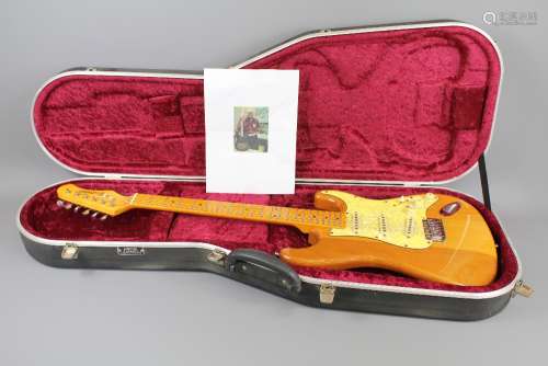 A Leo Fender 'East-coast' Electric Guitar, signed to verso 'Enjoy Leo Fender', purchased just before his death in 1991