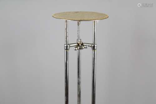 An Art Deco Chrome Dental Stand, approx 100 cms h