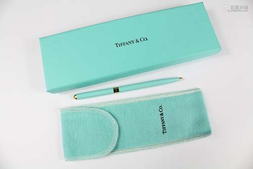 A Tiffany & Co Purse Pen, in the original pouch and box