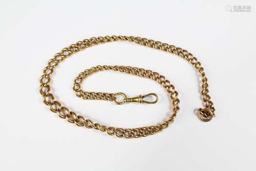 Antique 18ct Gold Fob Chain, approx 40 cms l, approx 40 gms