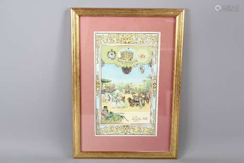 A Collection of Anglo-Indian Advertising Paper Wrappers, including George Robinson & Co Manchester Cotton Merchants, Thomas Holloway Paper Frame, Paper Cover of a Textile Sample Book, Cigarette Cards depicting 'The Governors of India', Leibigs Fleisch Extract Paper Wrappers, all framed and glazed