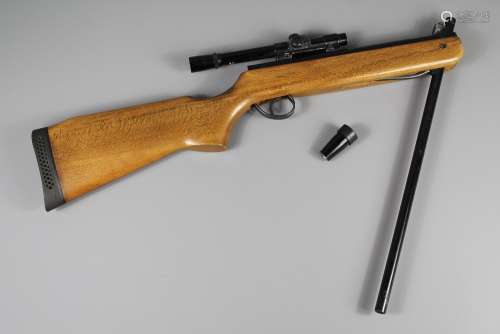 A BSA Air Rifle, the rifle is fitted with a BSA 4 x 20 scope