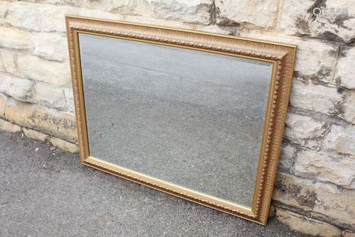 A Large 20th Century Overmantel Mirror, approx   cms