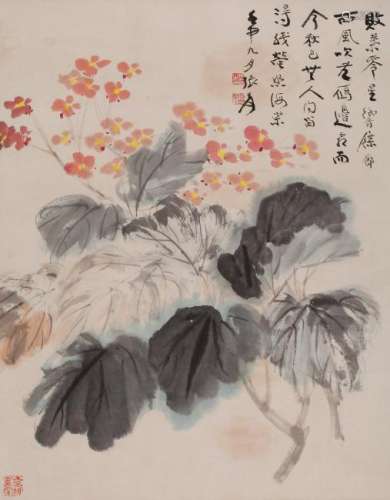 A CHINESE PAINTING, ATTRIBUTED TO ZHANG DA