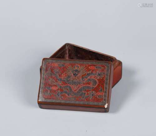 A CHINESE CINNABAR LACQUER BOX, QING DYNASTY