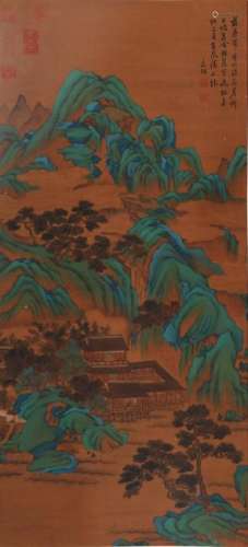 A CHINESE PAINTING, AFTER WEN ZHENG MING (1470-1559),