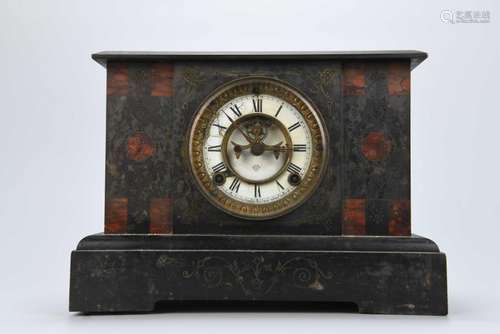 A EUROPEAN BRONZE CLOCK, 17TH CENTURY