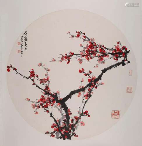 A CHINESE PAINTING, DONG SHOU PING (1904-1997), INK AND