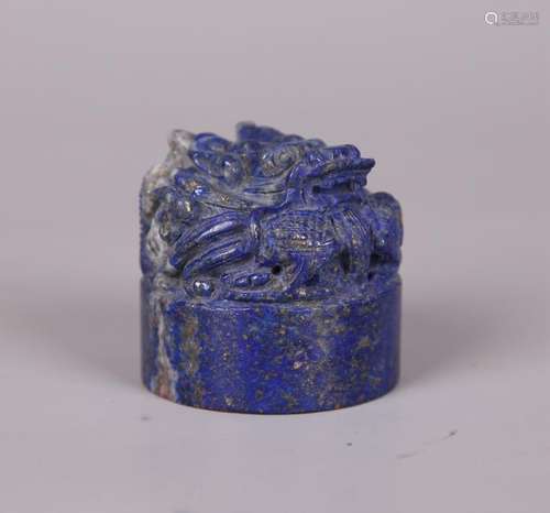 A CHINESE LAPIS SEAL, INSCRIBED 'SHENG XIU TANG BAO', ,